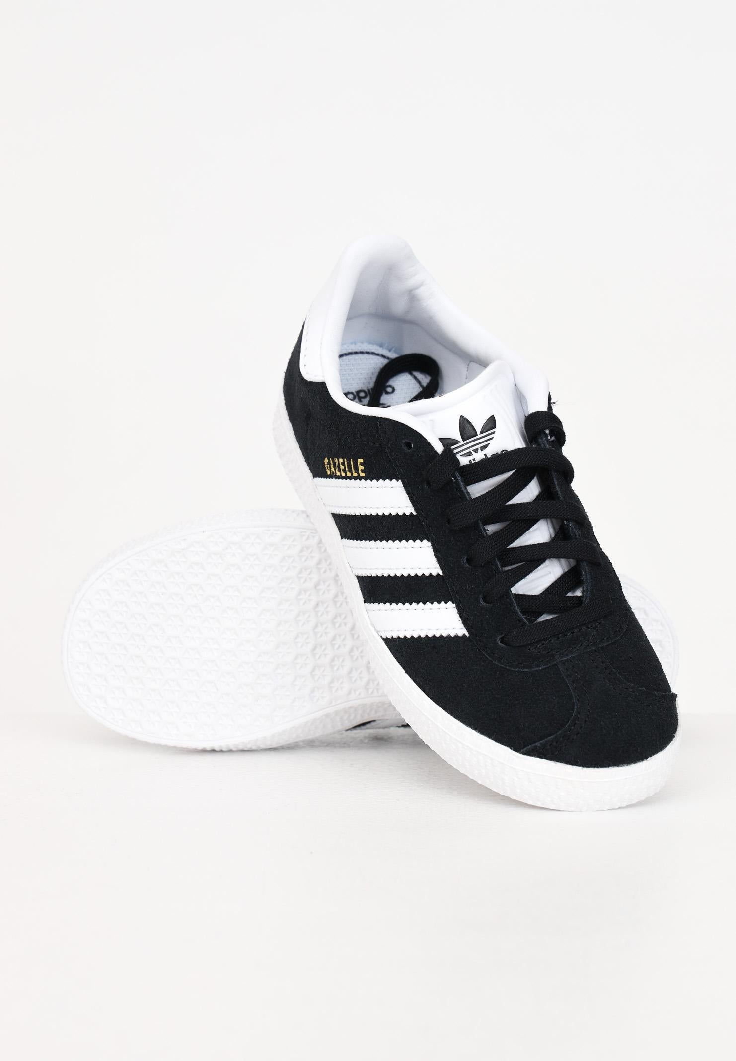 adidas gazelle silver green womens ADIDAS ORIGINALS Black Gazelle Sneakers for Boys and Girls – Pavidas