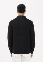 TOMMY HILFIGER Cardigan nero da uomo con logo MW0MW41645 BDS TOMMY HILFIGER 