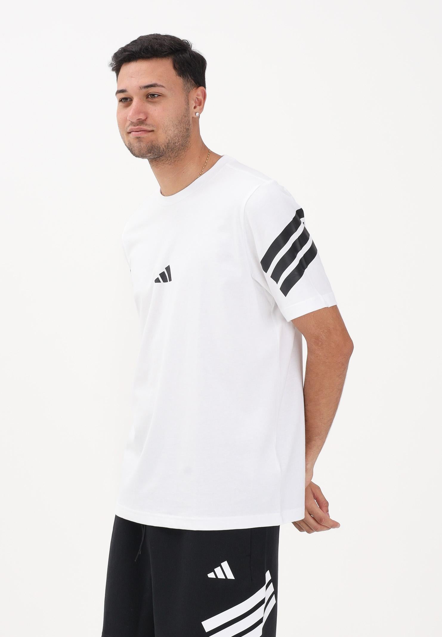 ADIDAS PERFORMANCE T-shirt a manica corta Future Icons 3-Stripes bianca da uomo JD4880 . ADIDAS PERFORMANCE 
