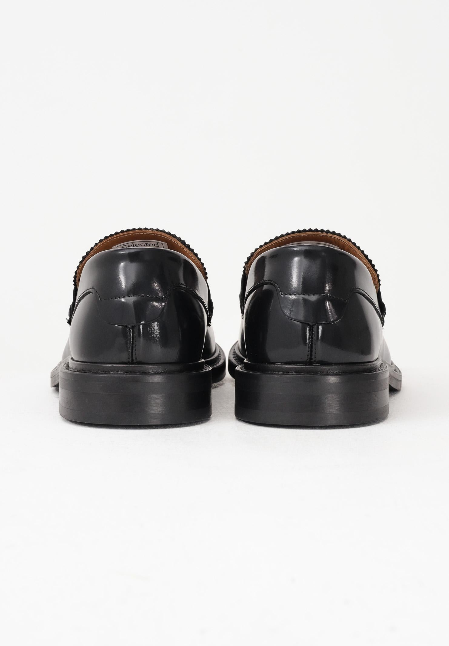 SELECTED HOMME Mocassini neri da uomo 16094711 BL SELECTED HOMME 