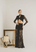 SANTAS Coordinato ÉTOILE NOIRE nero da donna PV2613 NE SANTAS 