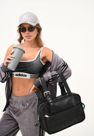 ADIDAS ORIGINALS Top sportivo Winterized in velluto grigio da donna JW7282  ADIDAS ORIGINALS 