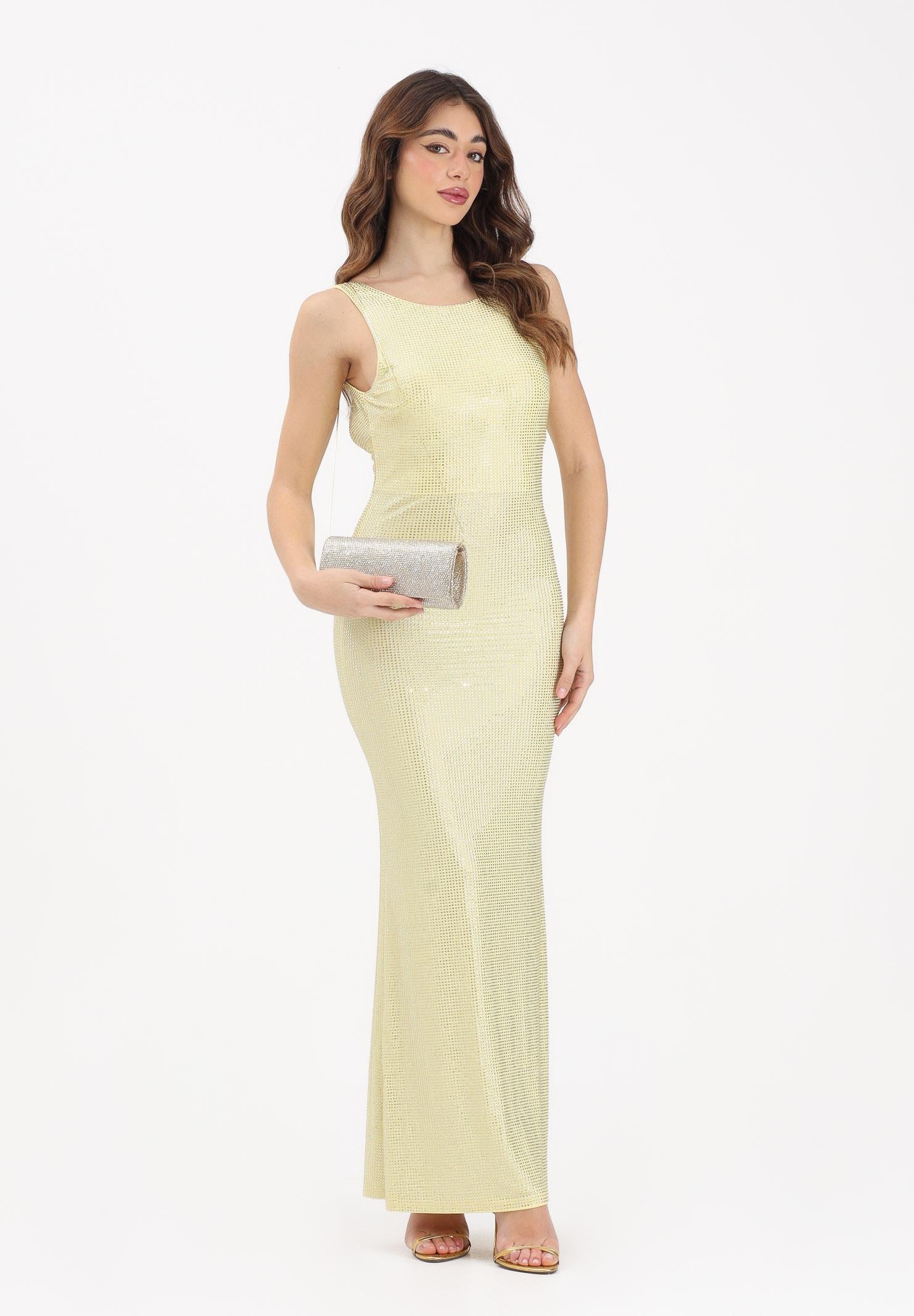 TWENTY FOURHAITCH Abito lungo Helios giallo da donna A526GIA62P GI TWENTY FOURHAITCH 