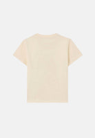 PALM ANGELS T-shirt a manica corta beige da neonato con stampa<BR/> PGXB001S26JER001 002 PALM ANGELS 