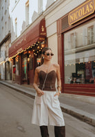 MAX MARA Bermuda Boero panna da donna 2526146011600 008 MAX MARA 