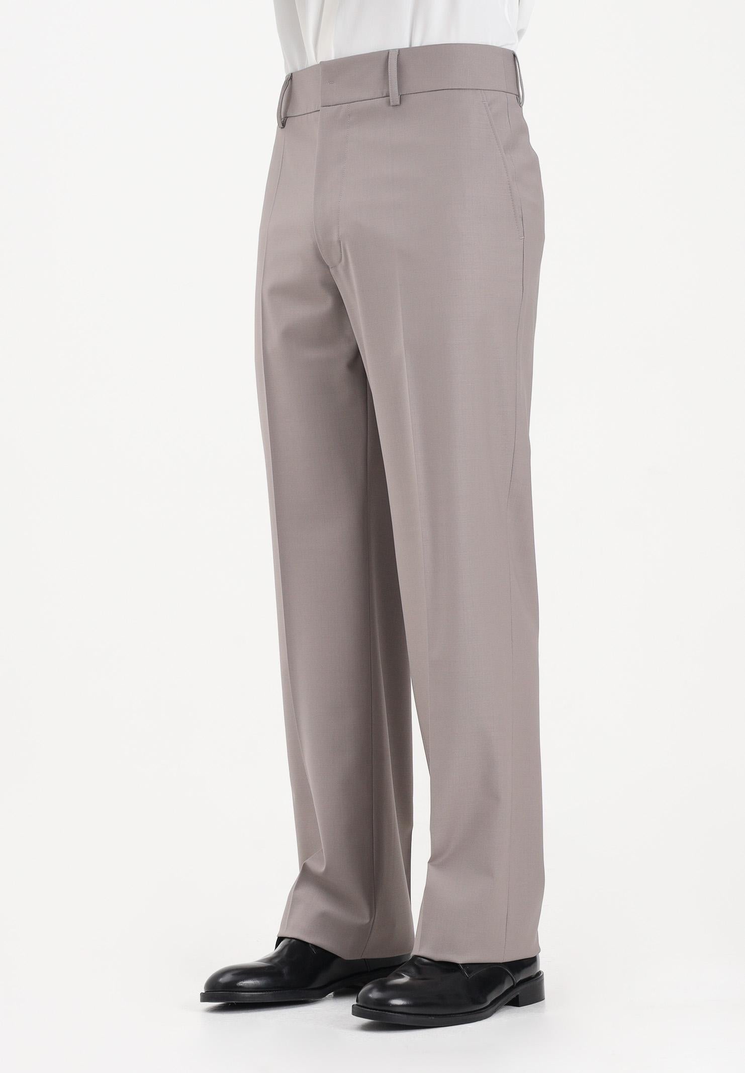 PATRIZIA PEPE Pantalone elegante (IM)PERFECTION fango da uomo 5P507RA1WK S184 PATRIZIA PEPE 