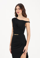 ELISABETTA FRANCHI Body nero da donna con spallina gioiello BO01361E2 110 ELISABETTA FRANCHI 