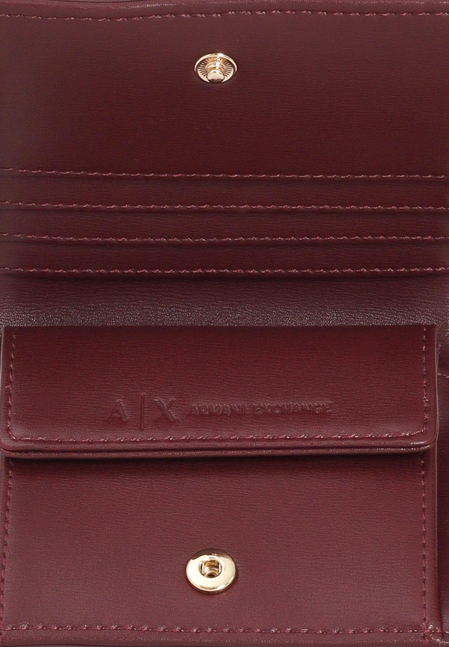 ARMANI EXCHANGE Portafogli bordeaux da donna con logo XW000360AF12039 UA343 ARMANI EXCHANGE 
