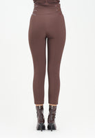 ELISABETTA FRANCHI Pantalone elegante marrone da donna con dettagli zip<BR/> PA11956E2 EA3 ELISABETTA FRANCHI 