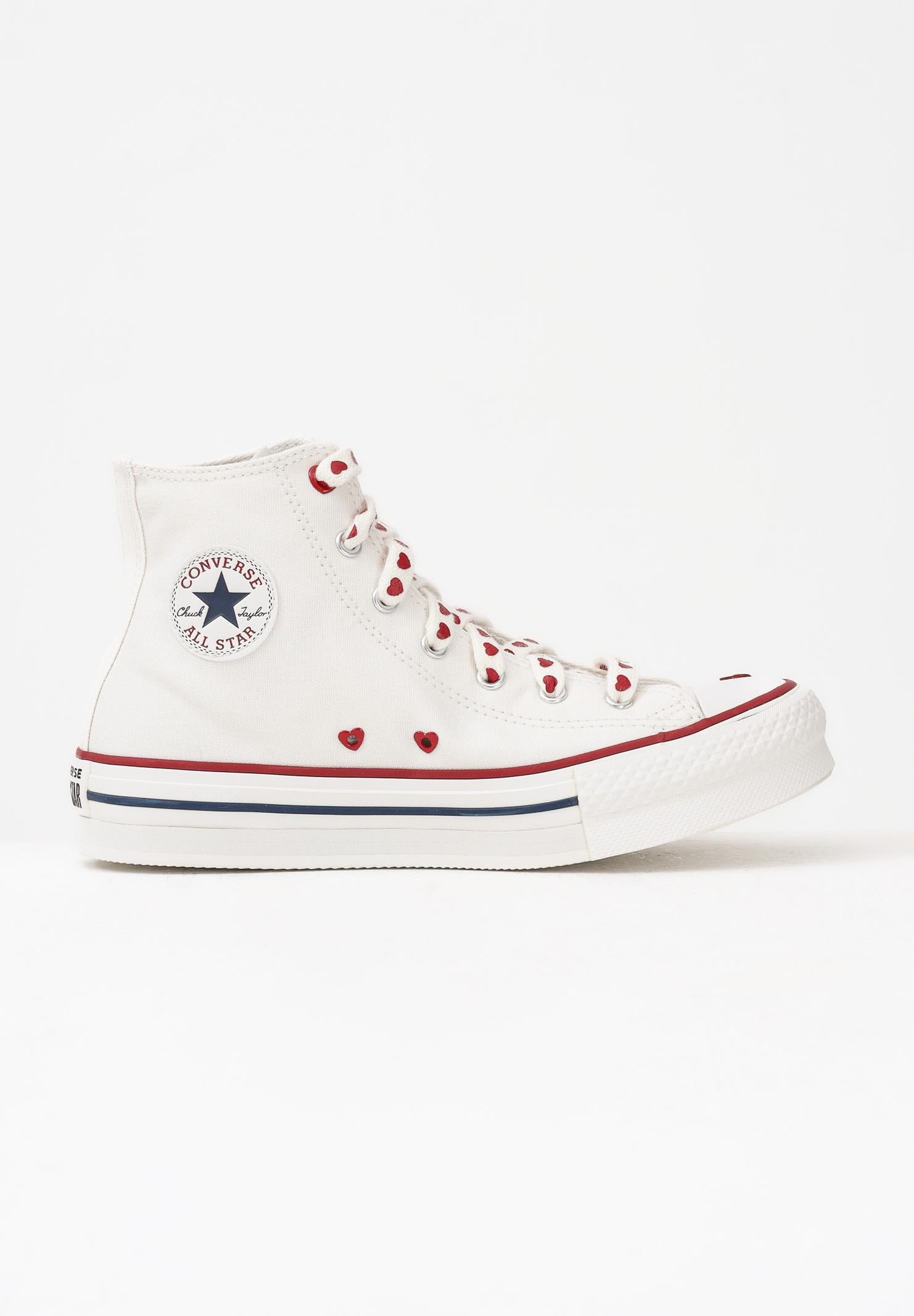 CONVERSE Sneakers Chuck Taylor All Star Lift Platform Valentine's Day panna da donna A19062C . CONVERSE 