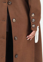 MAR DE MARGARITAS Cappotto lungo Melany marrone da donna MMABW01431 MA03 Mar de margaritas 