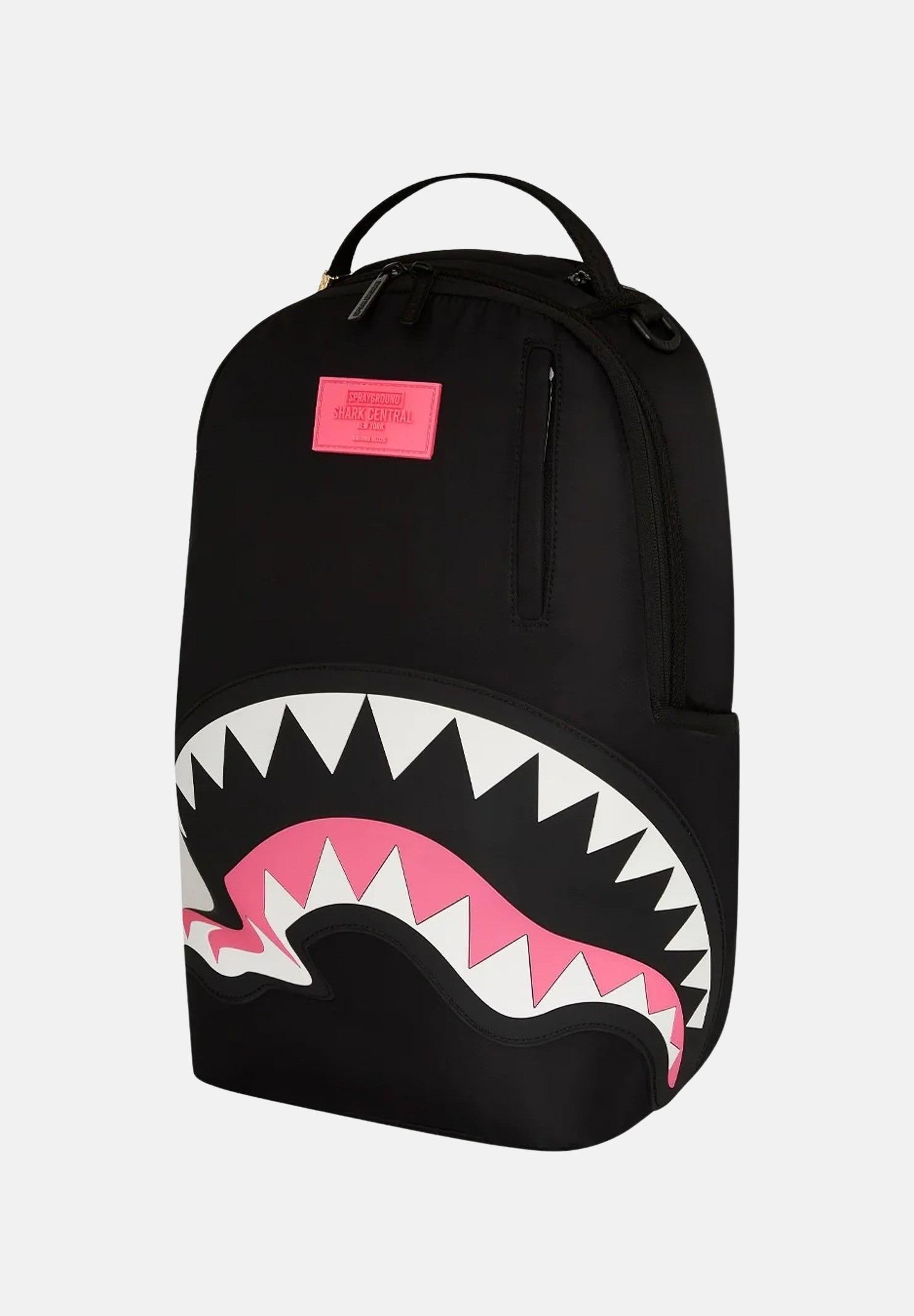SPRAYGROUND Zaino SHARK CENTRAL NYLON nero da donna 910B7089NSZ  SPRAYGROUND 