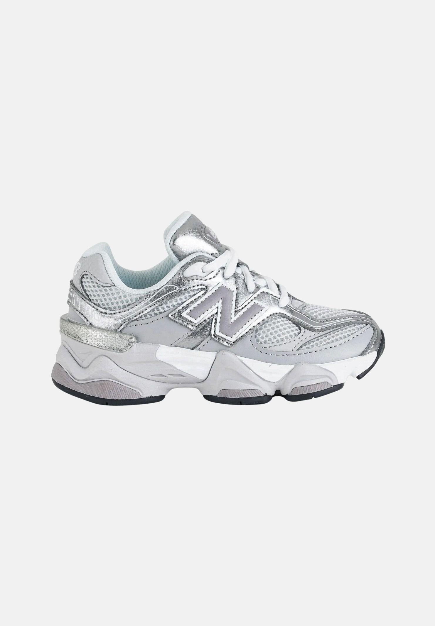 NEW BALANCE Sneakers 9060 Lace argento per bambino e bambina P90609XP . NEW BALANCE 