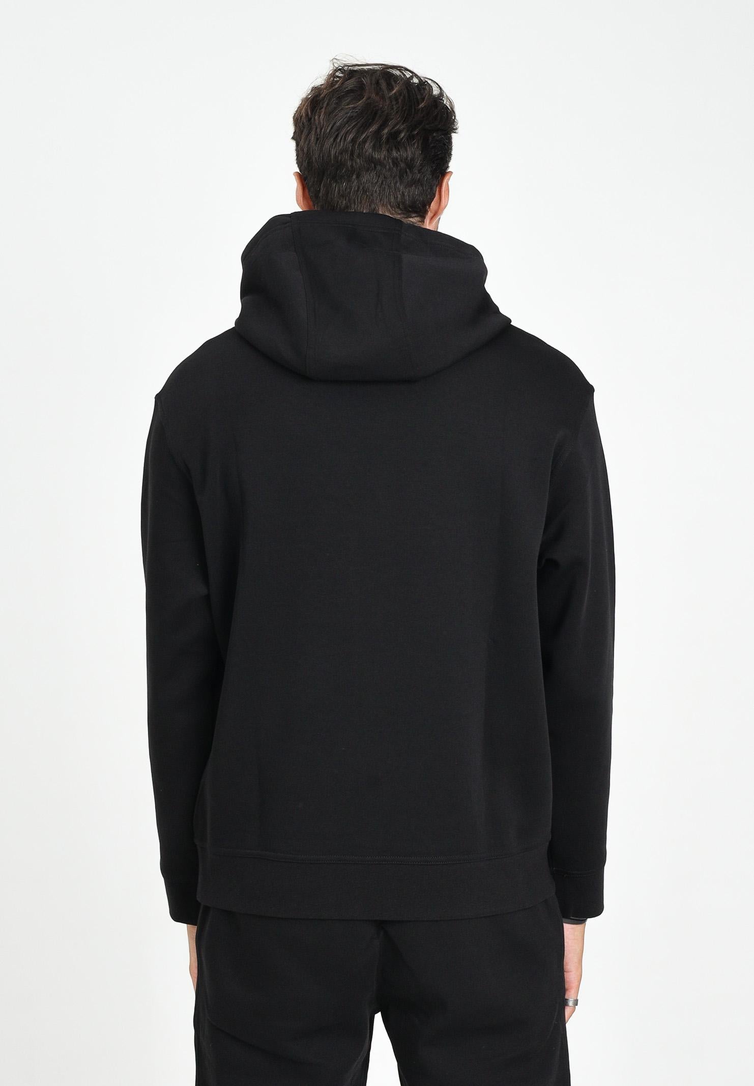 ARMANI EXCHANGE Felpa con cappuccio nera da uomo con ricamo logo XM000369AF10818 UC001 ARMANI EXCHANGE 