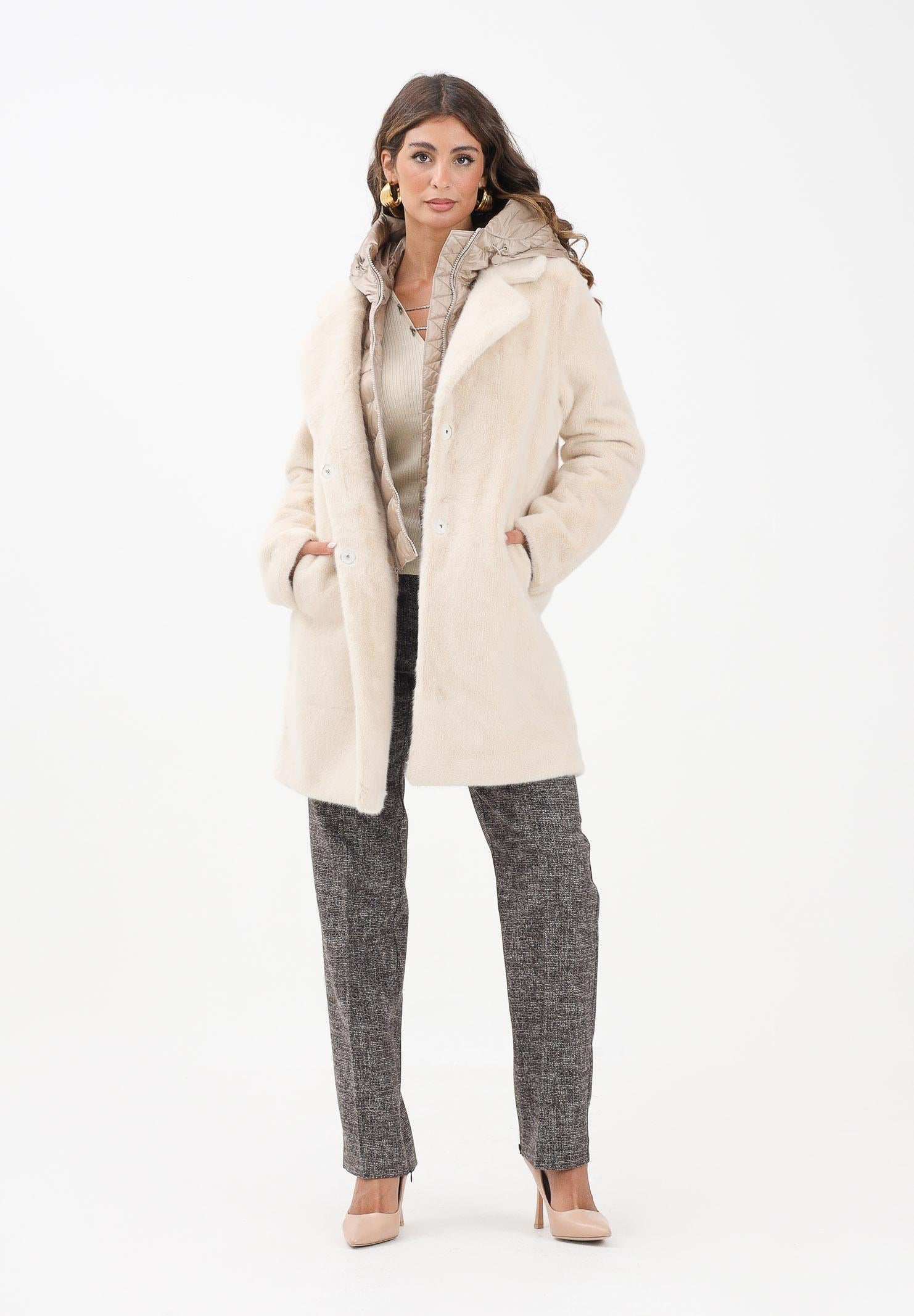 BOMBOOGIE Pelliccia Odessa panna da donna CW6570TFSB5 161 BOMBOOGIE 