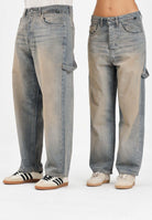 BARROW Jeans cargo in denim vintage per uomo e donna F5BWUADP021 400 BARROW 