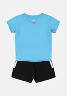 ADIDAS PERFORMANCE Completino ADIDAS MARVEL SPIDER-MAN azzurro e nero da neonato JC6159  ADIDAS PERFORMANCE 