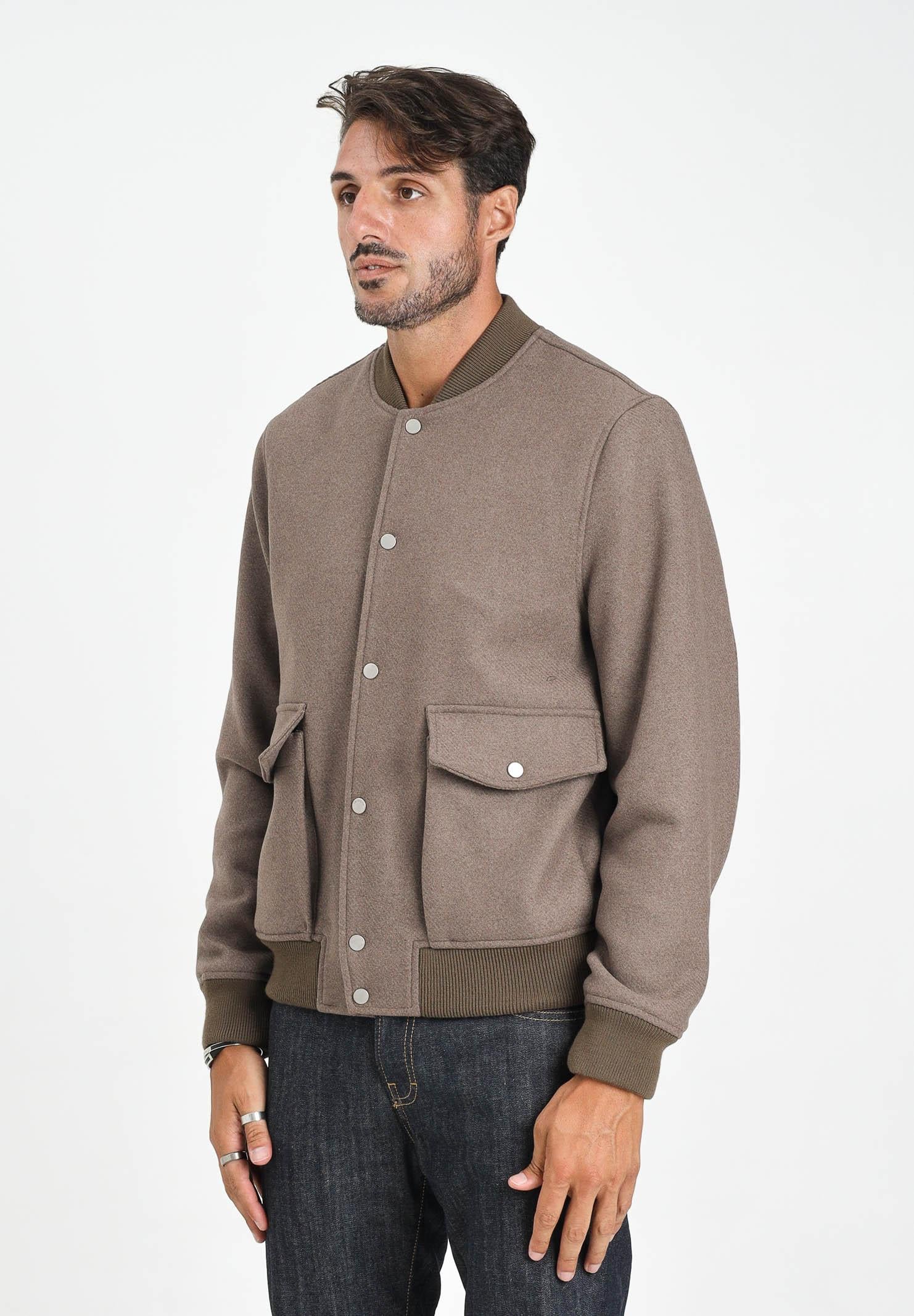 I'M BRIAN Bomber tortora da uomo GIU3469 TOR I'M BRIAN 