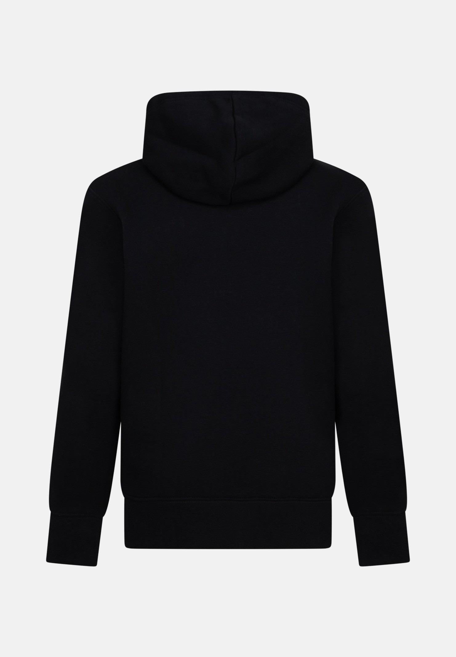 JORDAN Felpa con cappuccio Brooklyn nera per bambino e bambina 95D392 023 JORDAN 