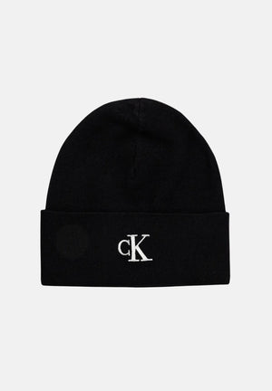 CALVIN KLEIN Berretto nero per uomo e donna con logo LV04D8020G UB1 CALVIN KLEIN 
