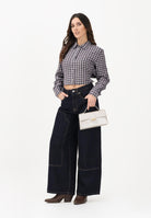 TOMMY JEANS Jeans in denim scuro da donna dal taglio wide leg DW0DW22550 1BK TOMMY JEANS 