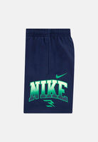 NIKE Shorts sportivo blu da bambino con stampa logo laterale 9Q1463 U90 NIKE 