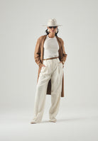 MAX MARA Pantalone fluido bianco avorio MSTADUNCO da donna. 2626136081600 011 MAX MARA 