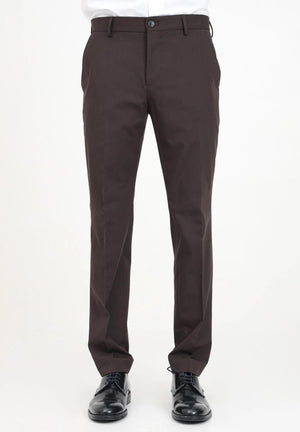 Pantalone elegante marrone da uomo 16087825 DEMITASSE SELECTED HOMME 