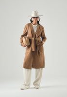 MAX MARA Studio Spolverino MSTPORTICI in pelle scamosciata primo fiore Cammello beige da donna. 2626476011600 002 MAX MARA 