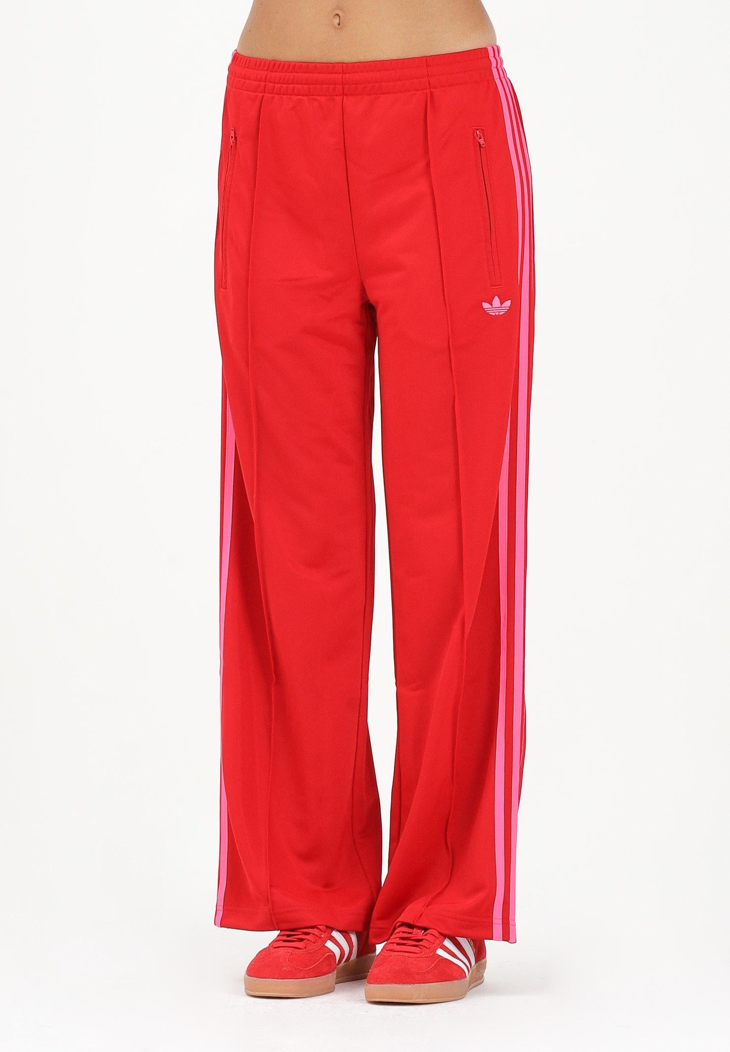 ADIDAS ORIGINALS Pantalone sportivo adicolor Classic Firebird Loose rosso da donna JW1225  ADIDAS ORIGINALS 