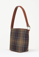 BARBOUR Borsa a secchiello in tartan Cedar da donna 252MLBA0505 TN11 BARBOUR 