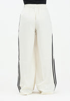 ADIDAS ORIGINALS Pantalone sportivo Adicolor Satin Wide Leg panna da donna KD2542  ADIDAS ORIGINALS 