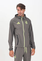 ADIDAS ORIGINALS Giacca a vento Real Madrid Tiro 25 Competition Vis verde oliva da uomo JV5322  ADIDAS ORIGINALS 