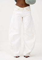 MYEM Jeans Emanuela bianco da donna EMANUELA3 . MYEM 