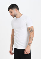 DSQUARED2 T-shirt a manica corta bianca da uomo con logo all-over D9H136050T 100 DSQUARED2 