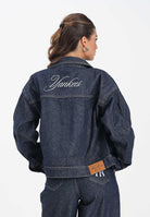 NEW ERA Giubbotto di jeans New York Yankees MLB in denim scuro da donna 60684457 . NEW ERA 