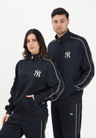 NEW ERA Felpa con zip New York Yankees MLB Piping blu per uomo e donna 60771583 . NEW ERA 