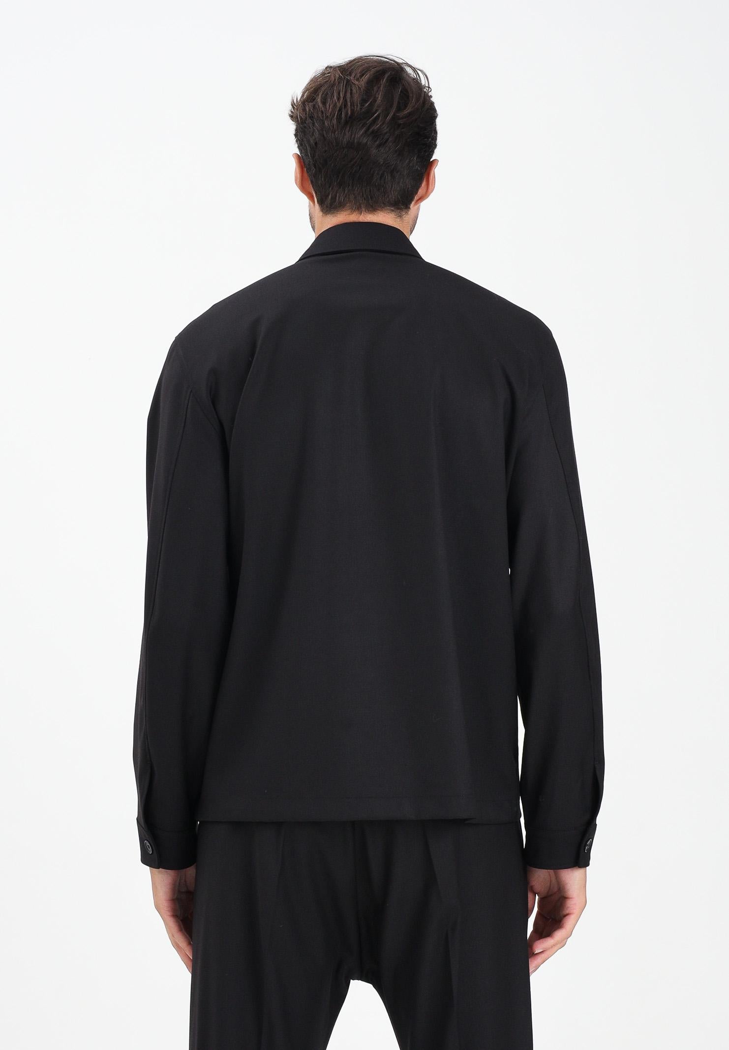 I'M BRIAN Camicia a manica lunga nera da uomo CA3441 009 I'M BRIAN 