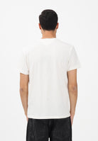 TOMMY JEANS T-shirt a manica corta panna da uomo con logo a timbro DM0DM22317 YBH TOMMY JEANS 