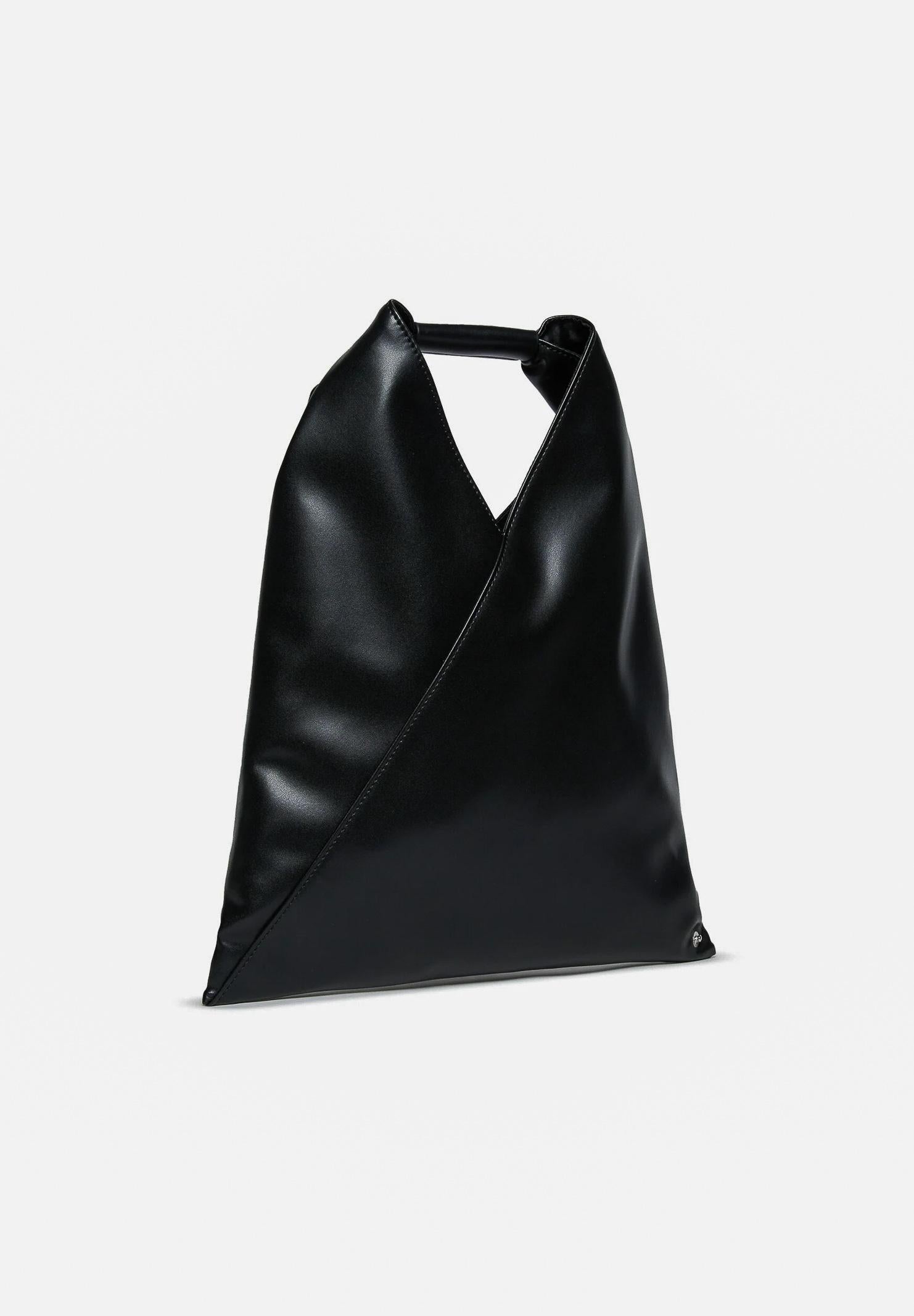 MAISON MARGIELA Borsa a mano Japanese in similpelle nera da donna M60607P4313 T8013 MAISON MARGIELA 