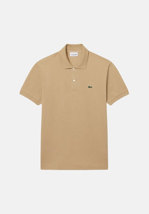 LACOSTE Polo beige per uomo e donna con patch logo coccodirllo 1212 02S LACOSTE 