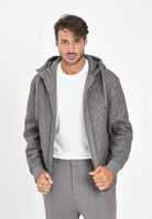 ARMANI EXCHANGE Piumino grigio da uomo con motivo logo XM001093AF16589 F8044 ARMANI EXCHANGE 