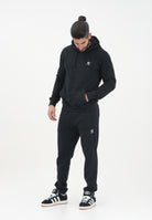 ADIDAS ORIGINALS Pantalone sportivo Trefoil Essentials French Terry nero da uomo JD2422 . ADIDAS ORIGINALS 