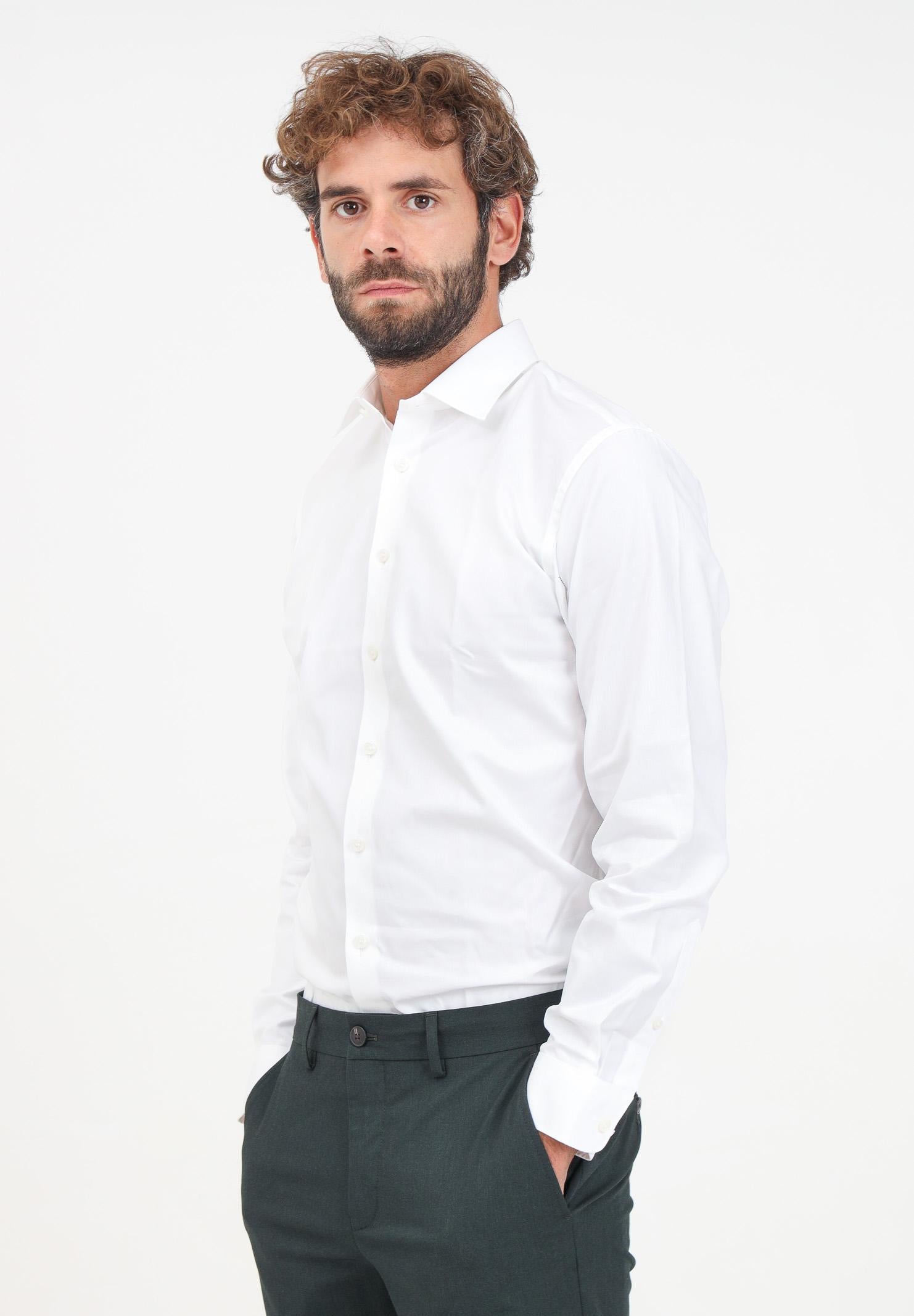 SELECTED HOMME Camicia a manica lunga bianca da uomo 16080200 BRIGHT WHITE SELECTED HOMME 