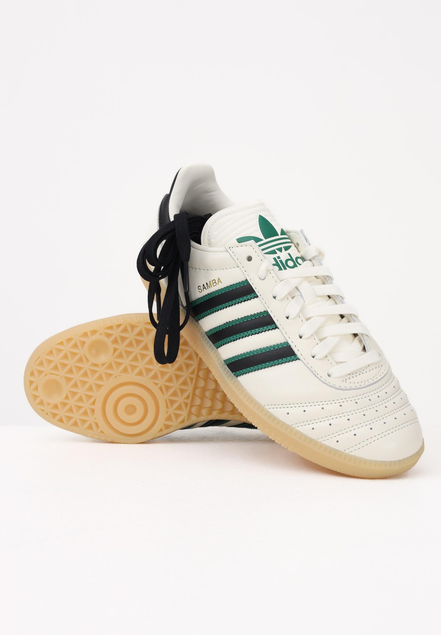 ADIDAS ORIGINALS Sneakers SAMBA JP panna e verde da uomo IH4354 . ADIDAS ORIGINALS 
