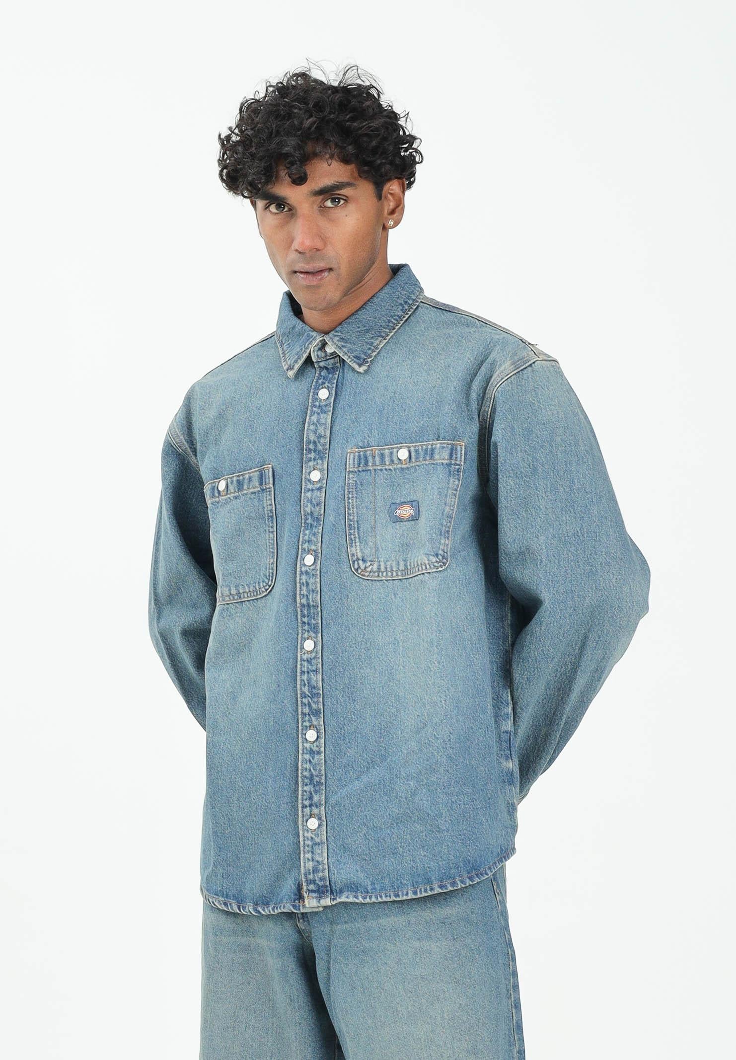 DICKEIS Camicia di jeans Mechanic in denim vintage da uomo DK0A87PXL231  DIckies 