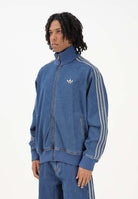 ADIDAS ORIGINALS Giubbotto Adicolor Denim Firebird in denim medio da uomo KD1517 . ADIDAS ORIGINALS 
