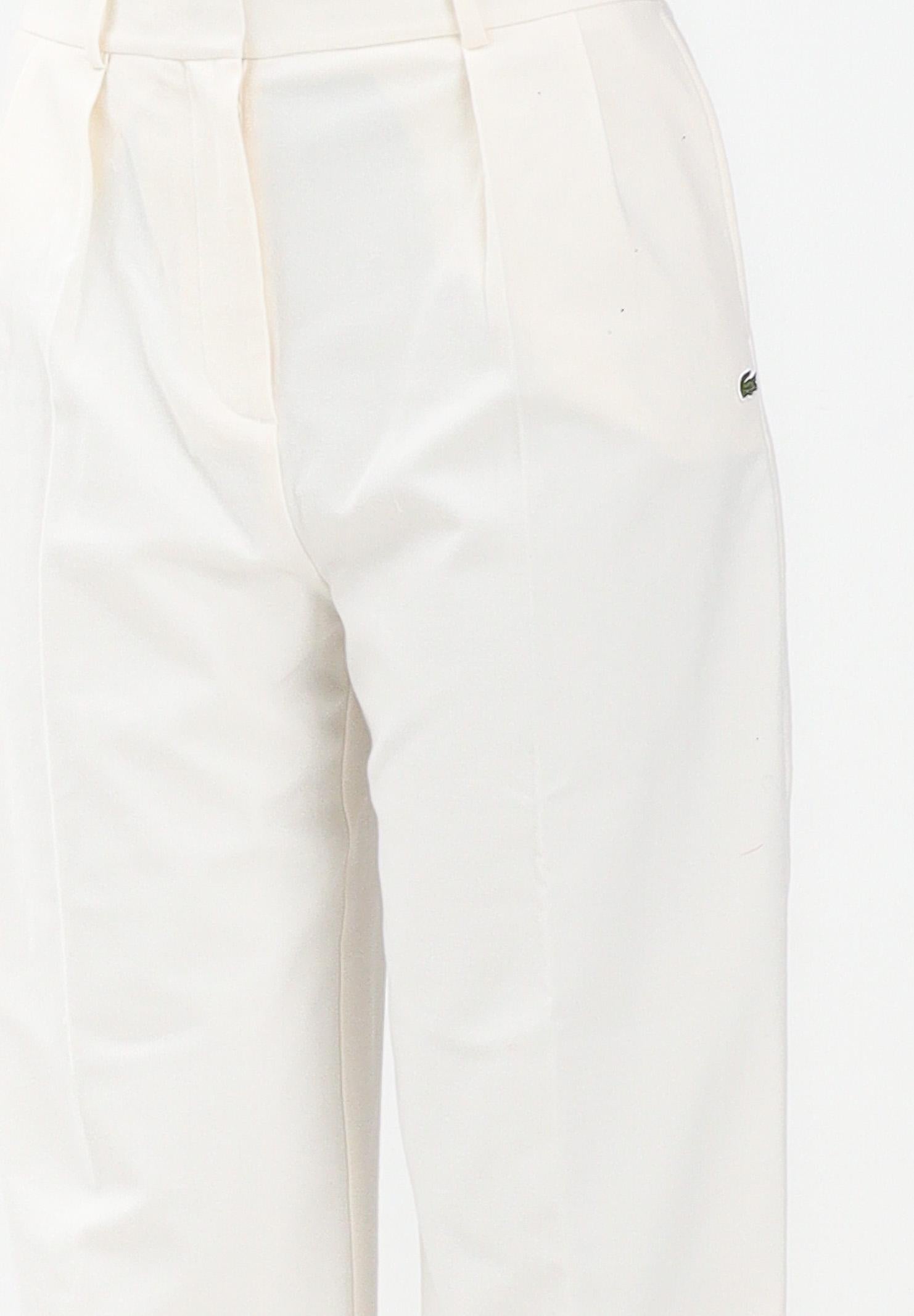 LACOSTE Pantalone panna da donna HF5359 XFJ LACOSTE 