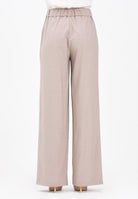 SIMONA CORSELLINI Pantalone elegante beige da donna con applicazioni gioiello A25CPPA02101-C00237 V0703 SIMONA CORSELLINI 