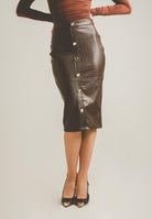 SANTAS Gonna midi BELLE ÉTOILE marrone da donna PV2610 MA SANTAS 